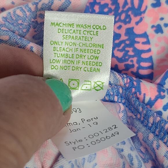 Lilly Pulitzer Preston Dress in Coastal Blue Size Medium NWT Resort wear Beachy - Picture 8 of 10